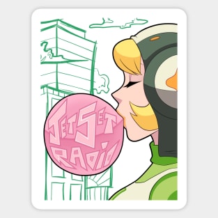 Popping Magical Girl in Shibuya Sticker